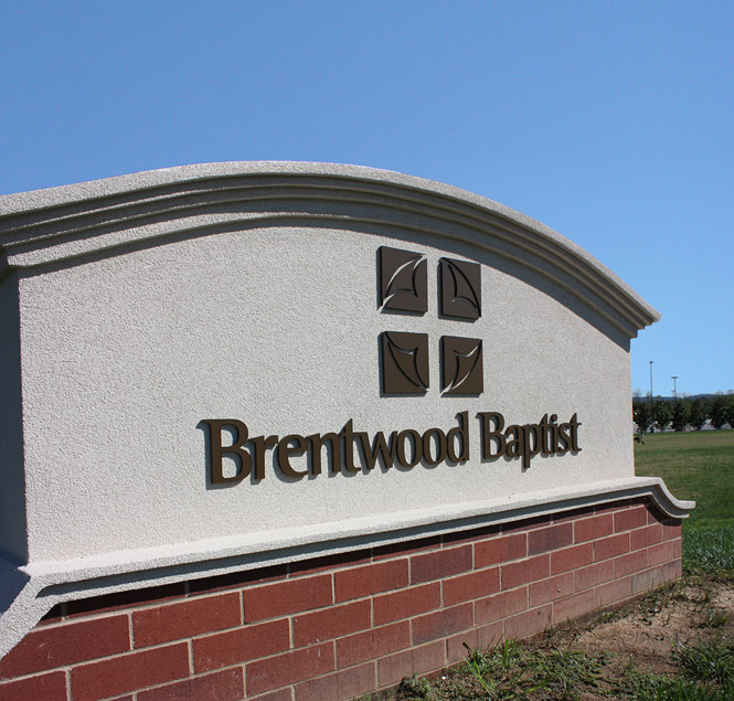 Brentwood Baptist monument sign